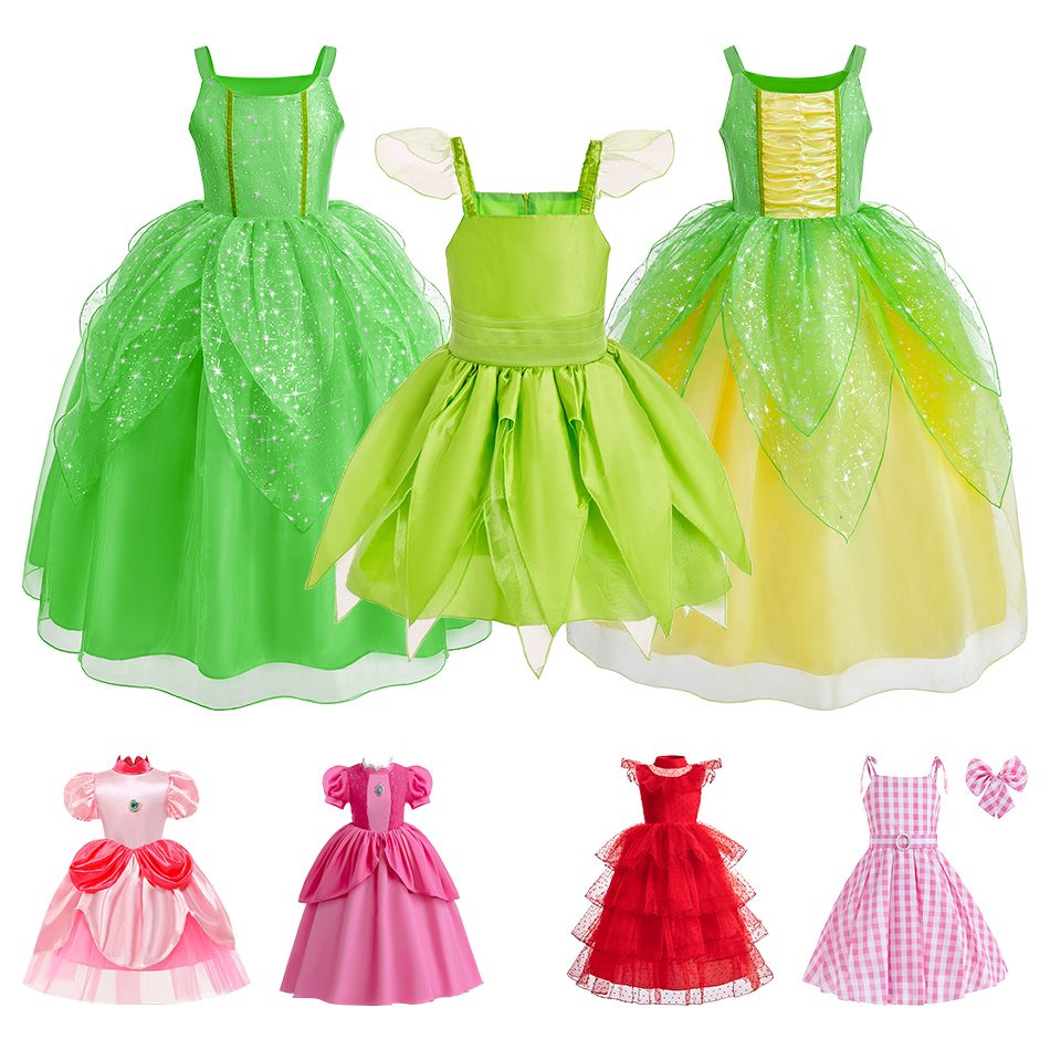 2026 Summer Girls Pink Peach P - огляд і ціна Elf Costume Christmas