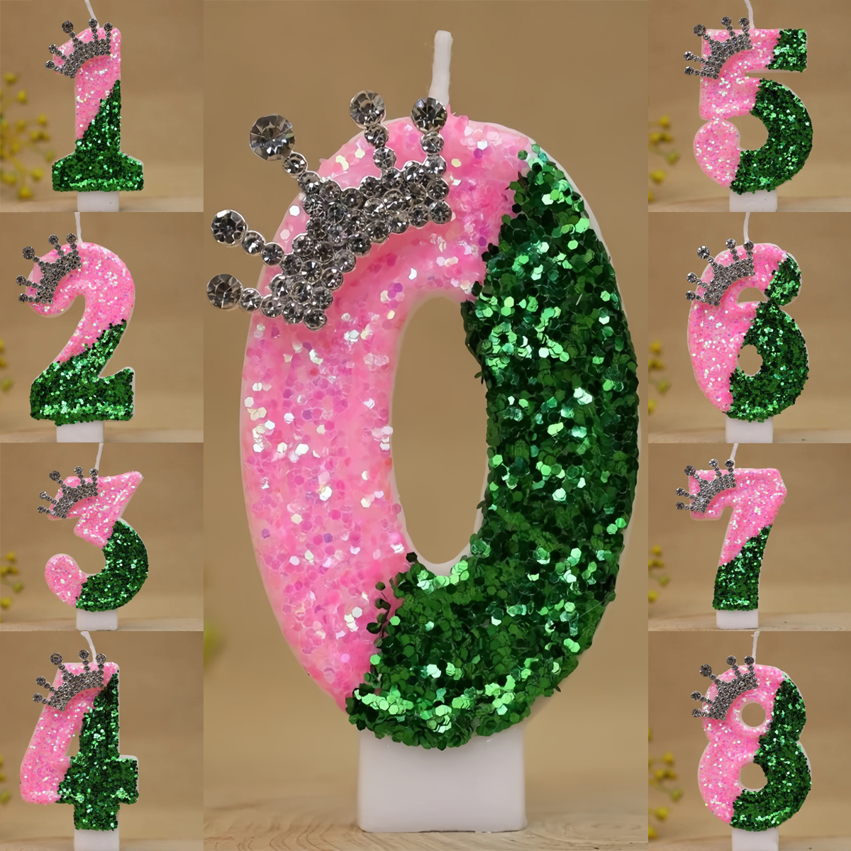 Sparkling Light Green Princess - огляд і ціна Holiday Candle Set
