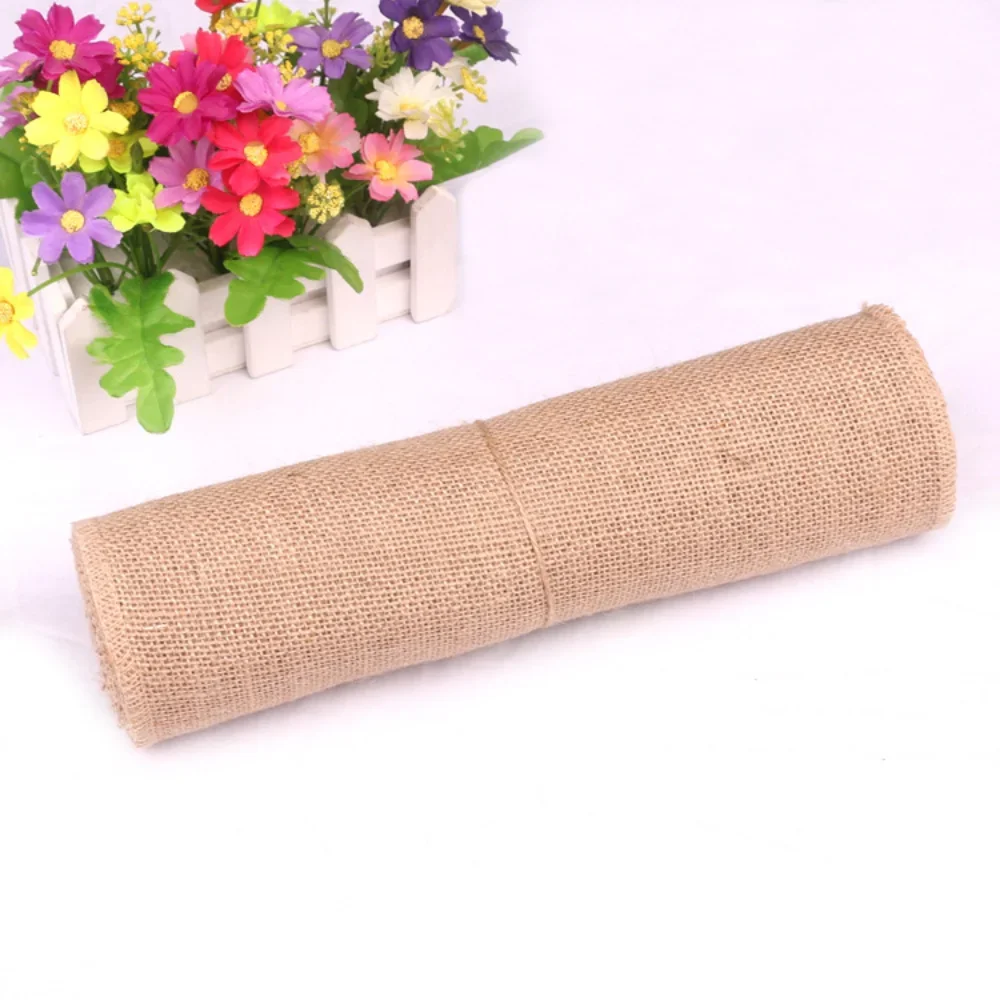 Natural Beige Burlap Roll 30cm - огляд і ціна Christmas Table Runner