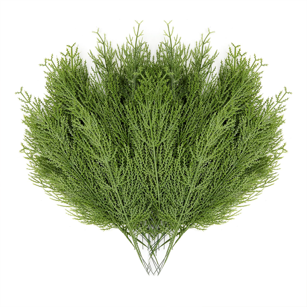 20Pcs Artificial Pine Sprigs F - огляд і ціна Christmas Wreath Fake