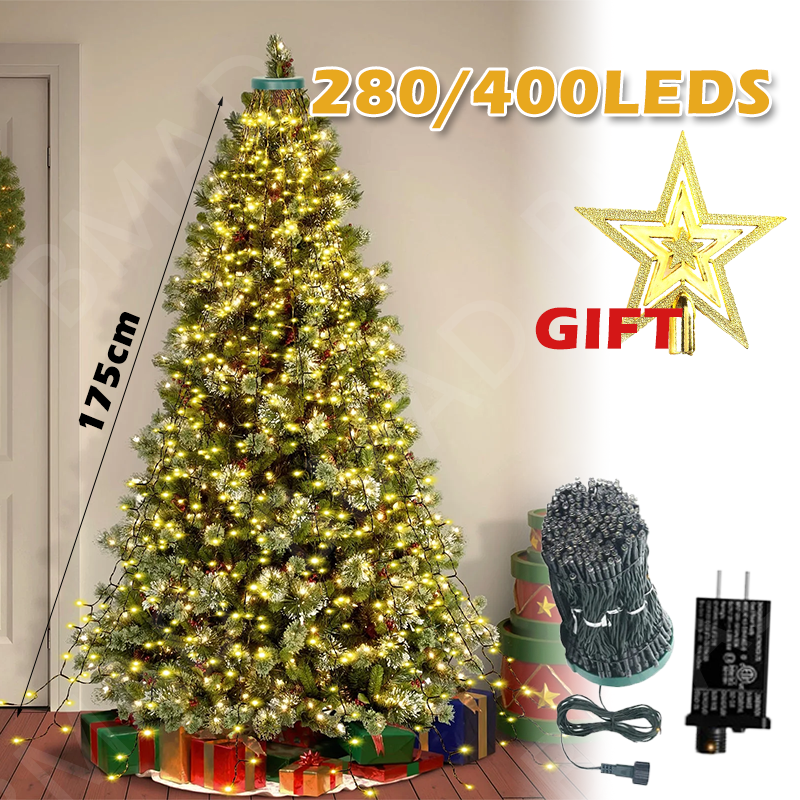 Christmas Tree Waterfall Light - огляд і ціна Led Fairy String Lights