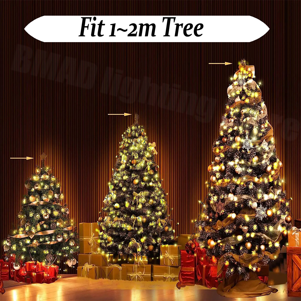 Christmas Tree Waterfall Light - огляд і ціна Led Fairy String Lights