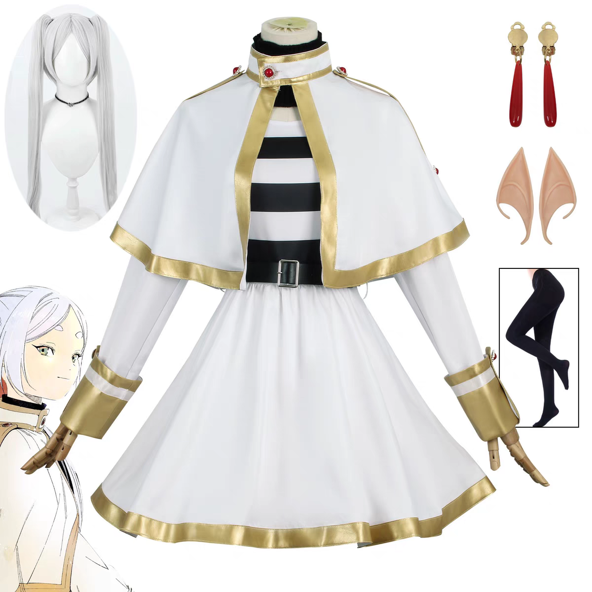 Sousou No Frieren Anime Cospla - огляд і ціна Elf Costume Christmas