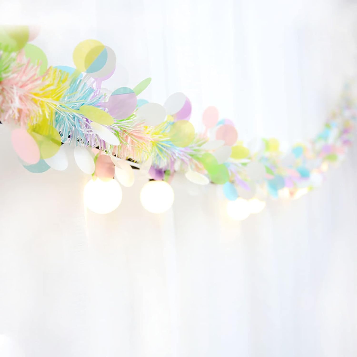4pc Easter Tinsel Garlands Col - огляд і ціна Tinsel Garland Decoration