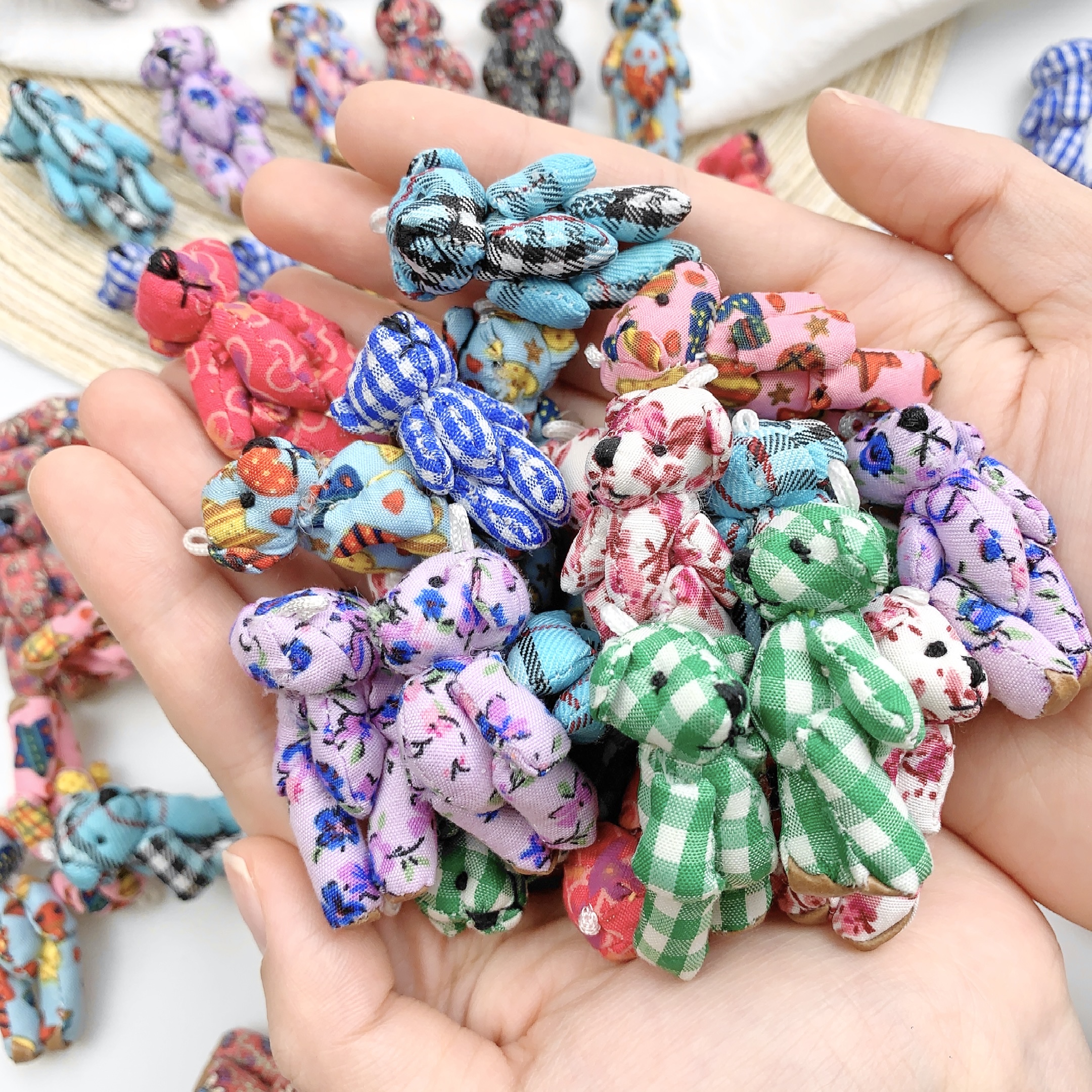 10pcs Mini Joint Bears Plush K - огляд і ціна Christmas Throw Blanket