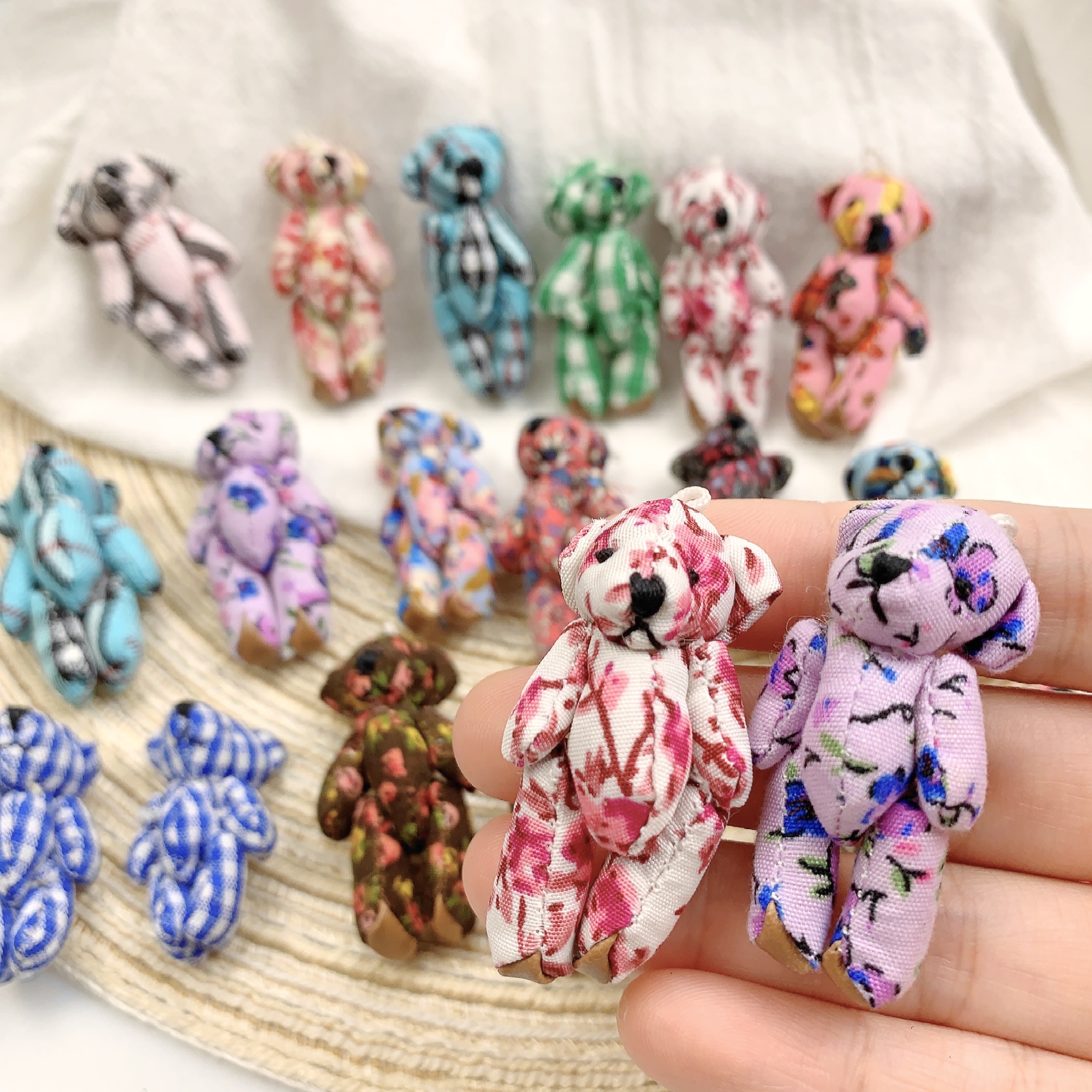 10pcs Mini Joint Bears Plush K - огляд і ціна Christmas Throw Blanket