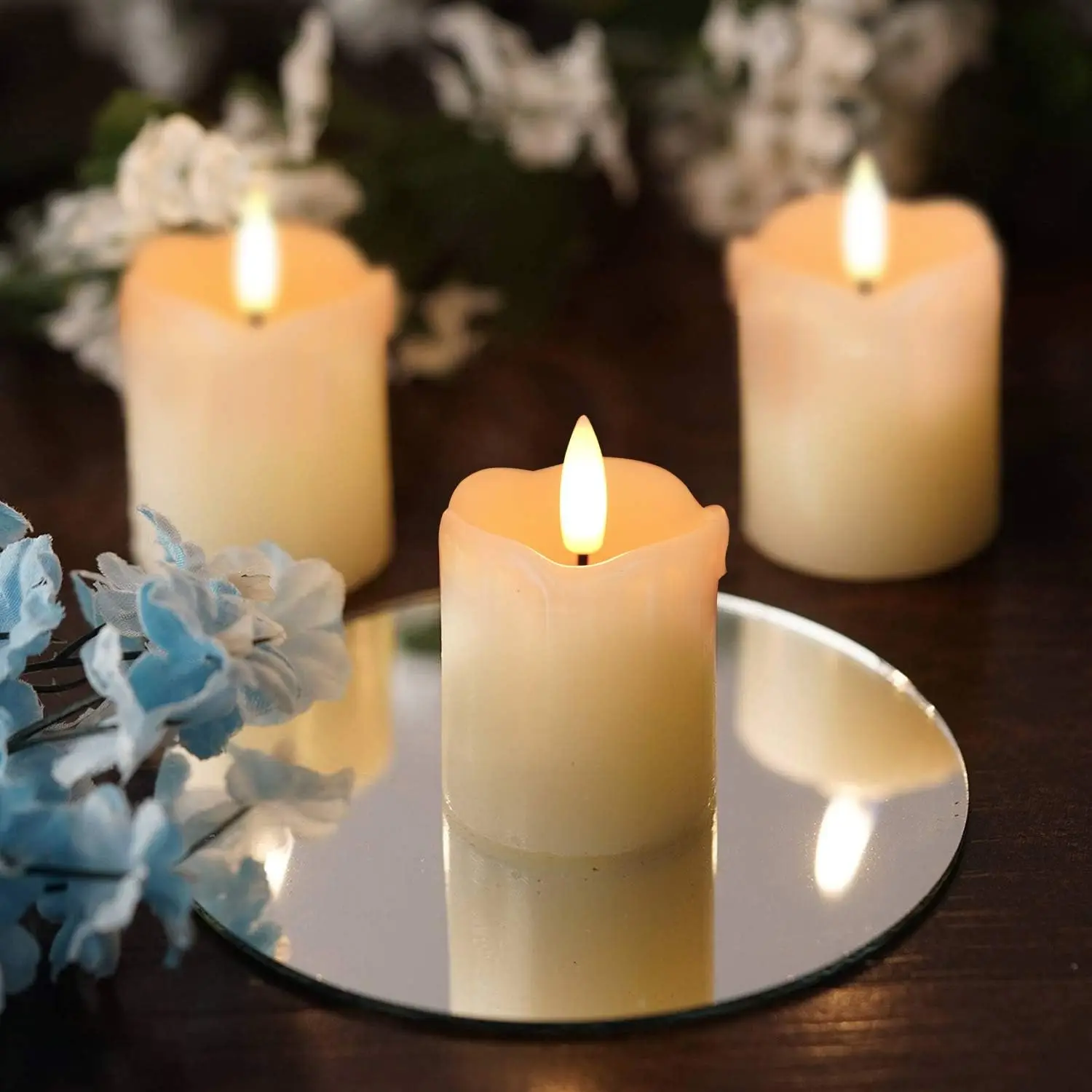 Flameless Votive Candles with  - огляд і ціна Holiday Candle Set