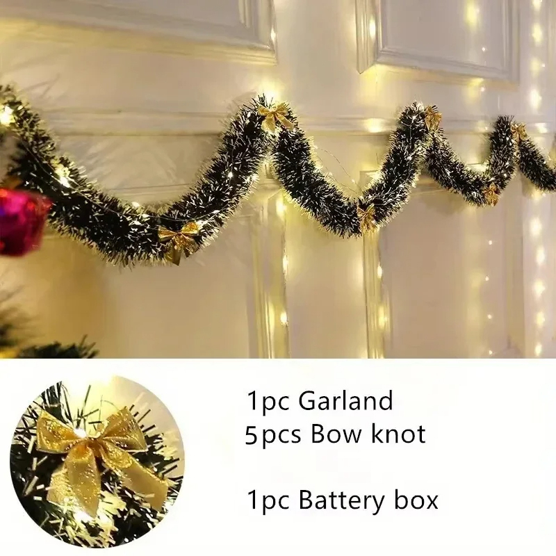 Christmas Tinsel Garland Artif - огляд і ціна Tinsel Garland Decoration