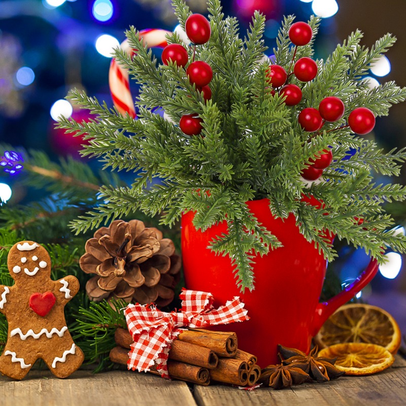 Christmas Artificial Pine Need - огляд і ціна Christmas Wreath Fake